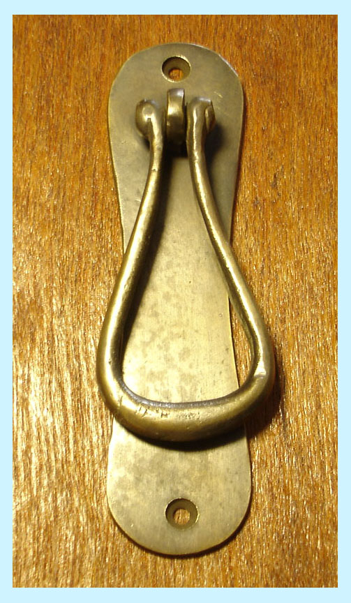 Brass pull handle Item Code KS.474  L_112 mm W_30 mm
